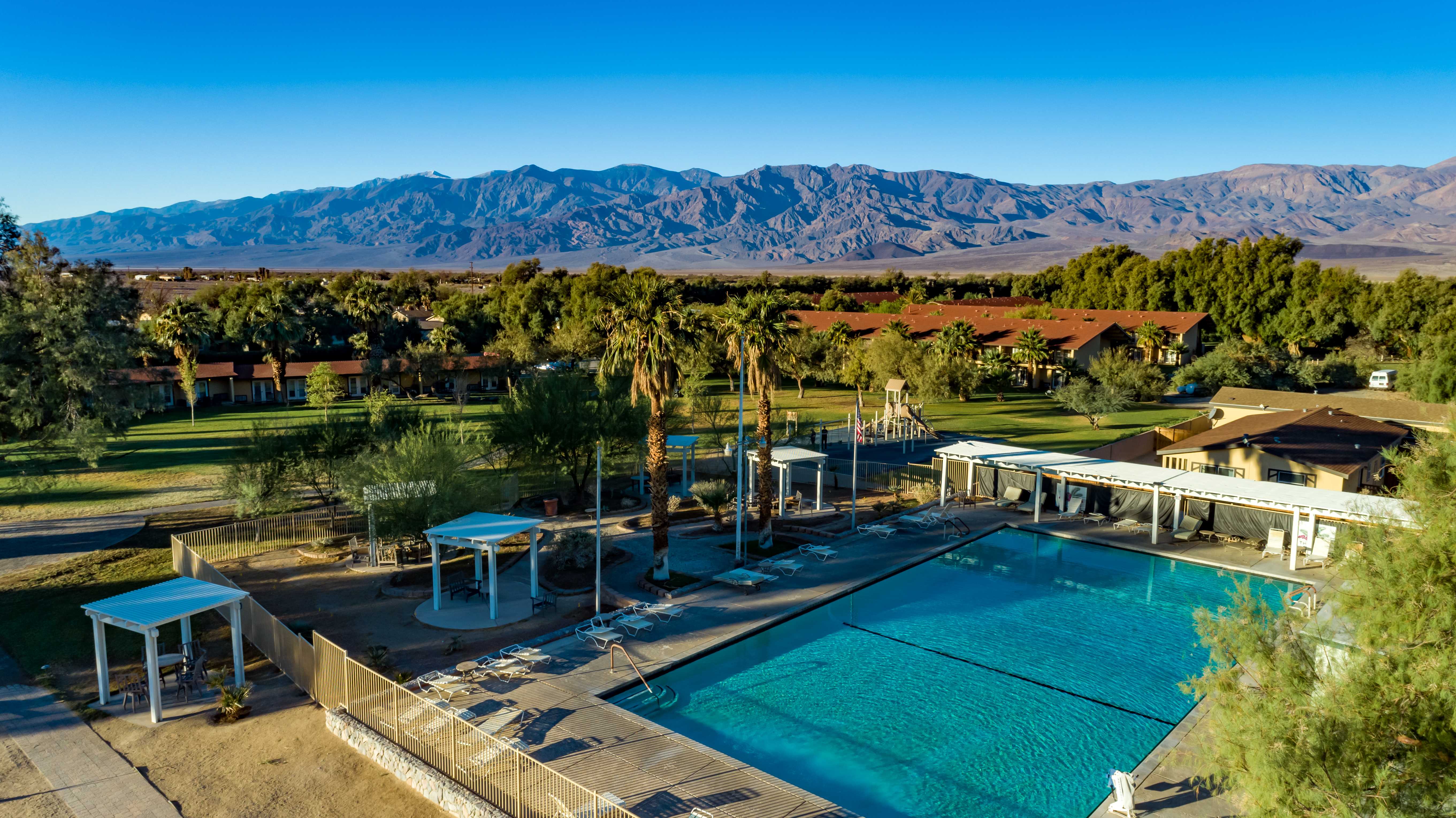 Parkside rooms are a close walk to the pool